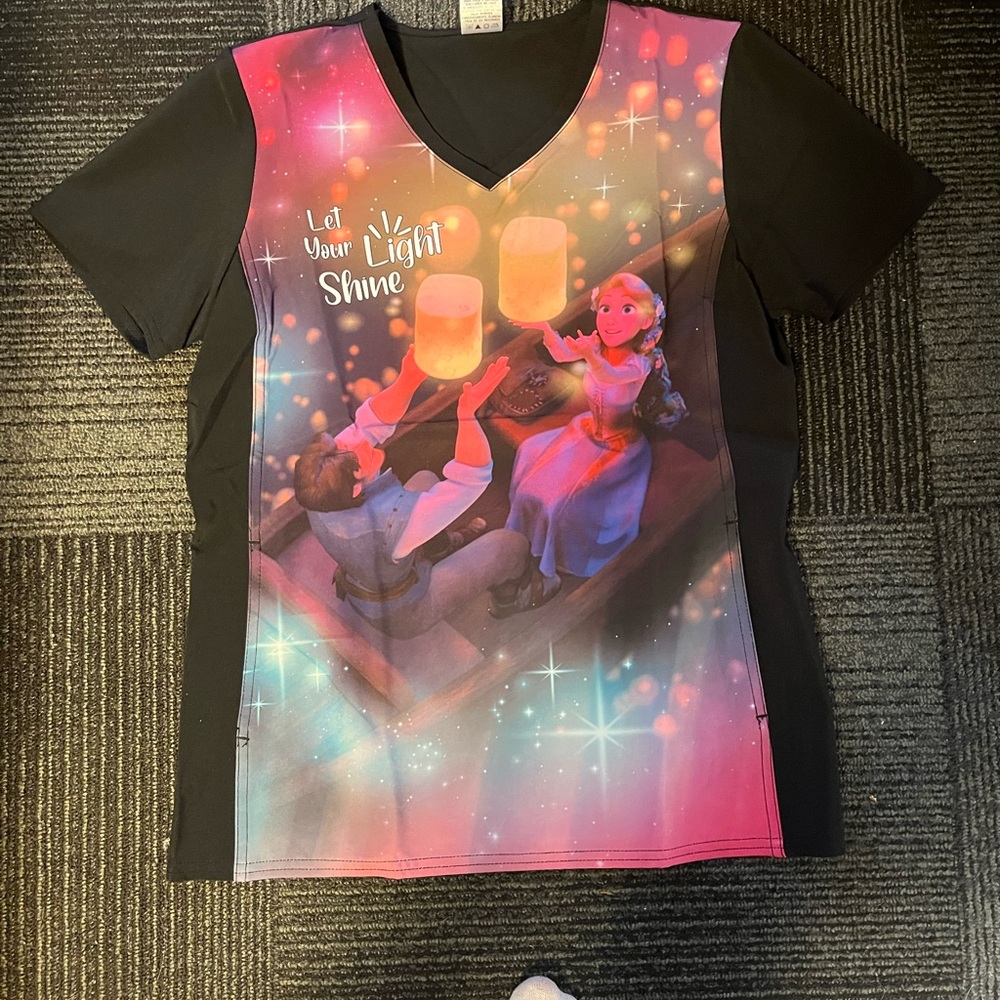Disney Scrub Top